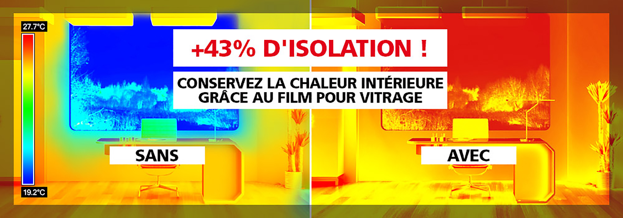 Zoom Produit – Gamme ISOLA : Jusqu'à 43 % d'isolation au froid  supplémentaire ! - Glastint